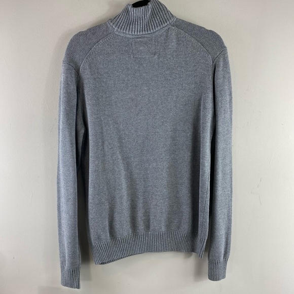 Weatherproof Vintage Men's Snowflake Quarter Zip Sweater Heather Gray Size‎ S - Picture 3 of 12